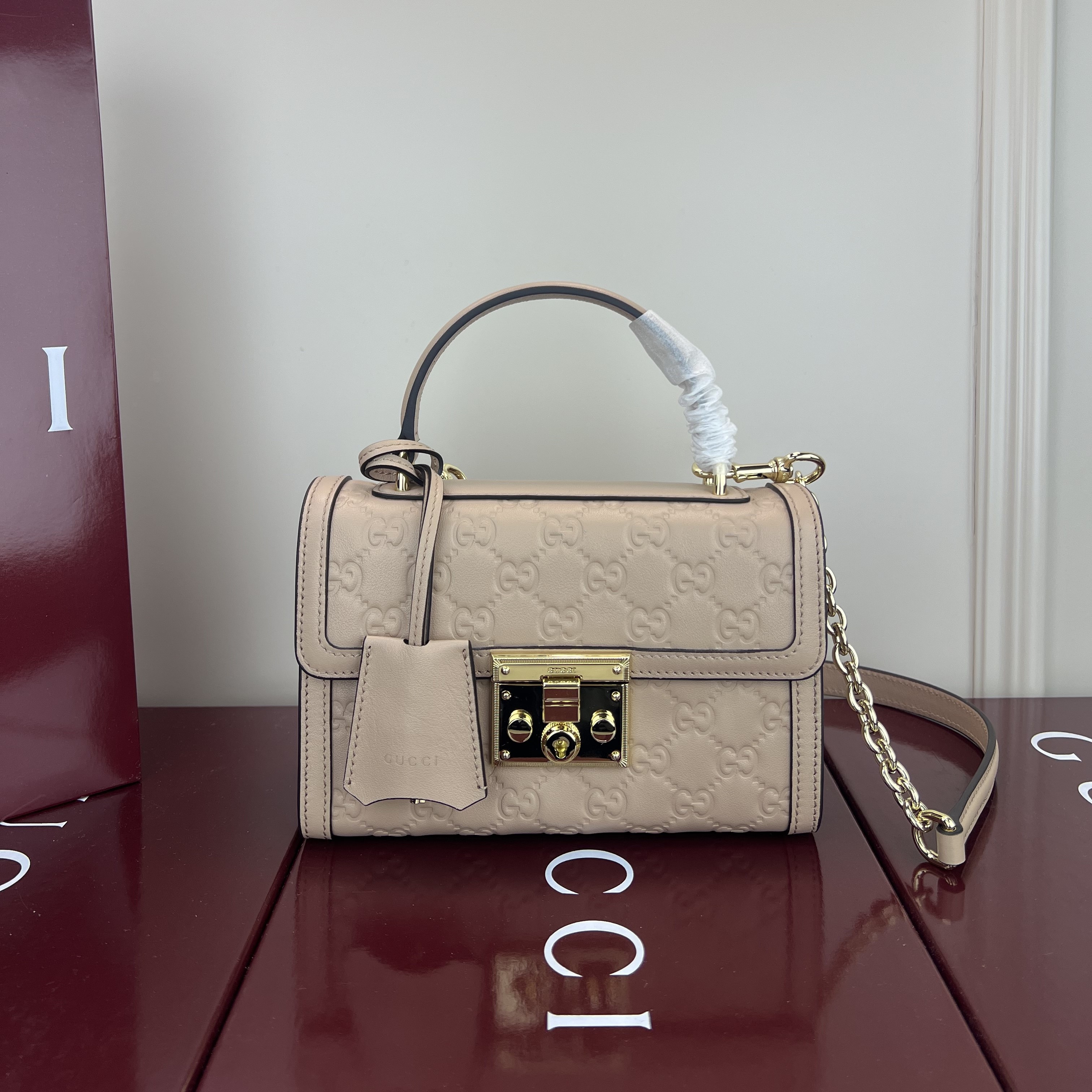 구찌 패트락 스몰 탑 핸드백 숄더백 848884