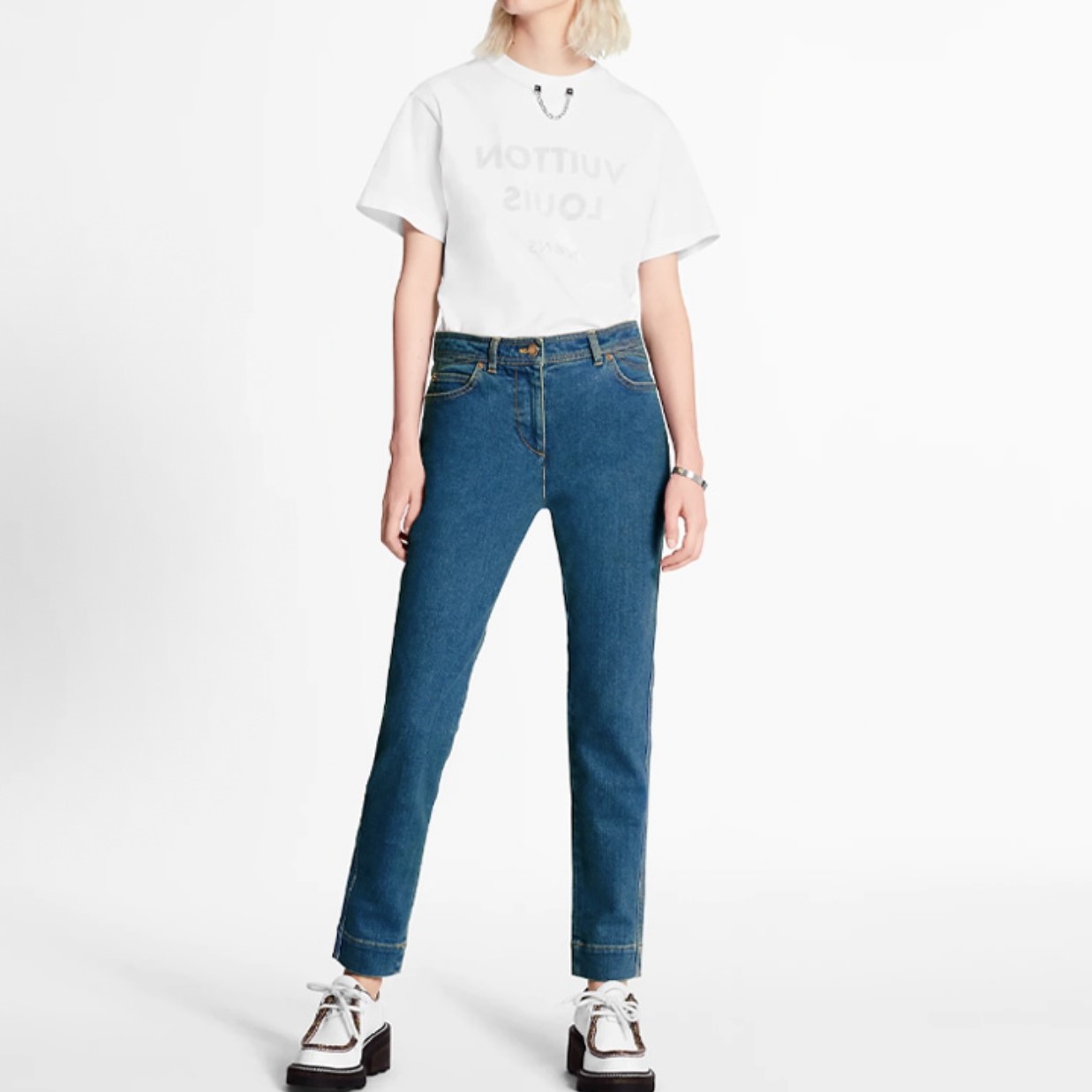 루이비통 여성 청바지