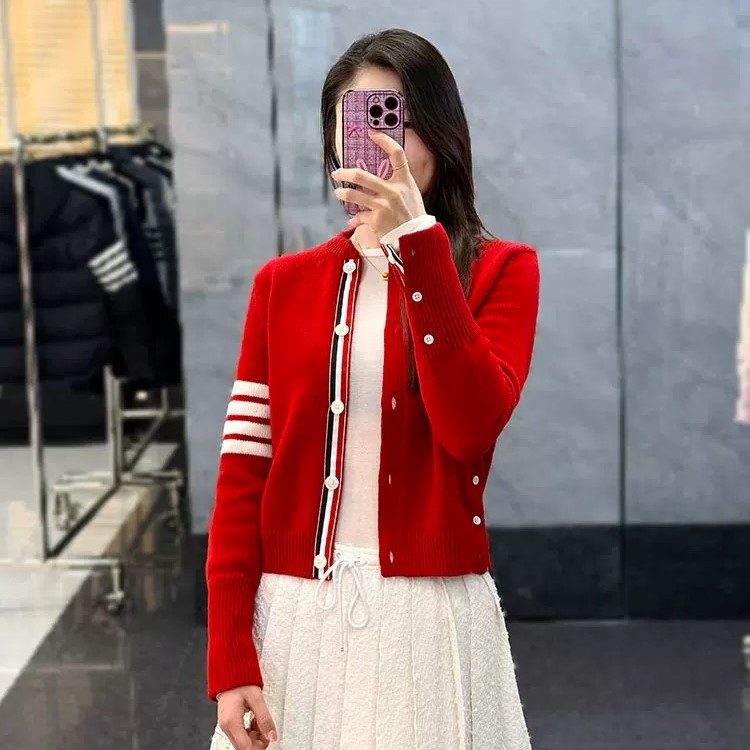 톰브라운 여성 가디건