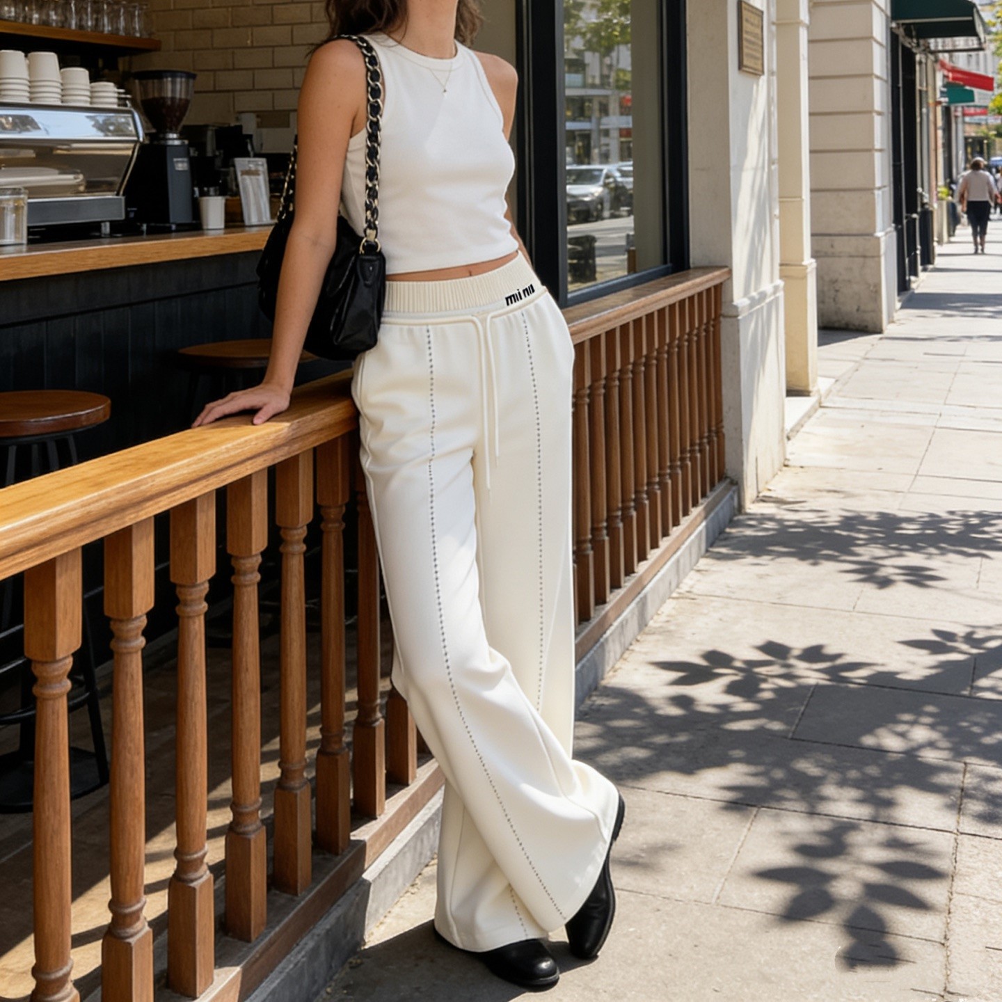 미우미우 여성 트레이닝 팬츠 바지