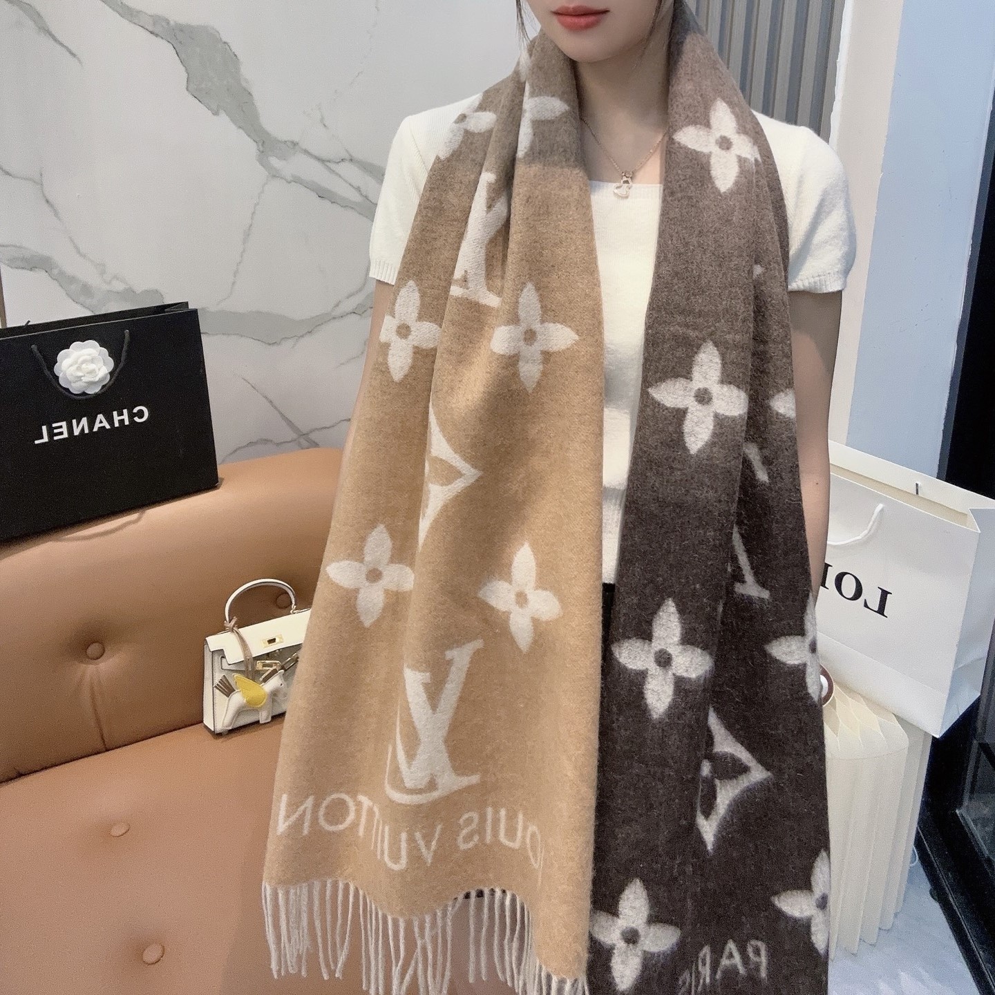 루이비통 머플러 목도리