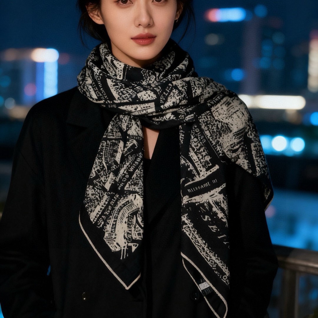 디올 머플러 스카프