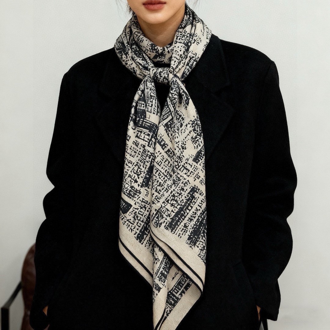 디올 머플러 스카프