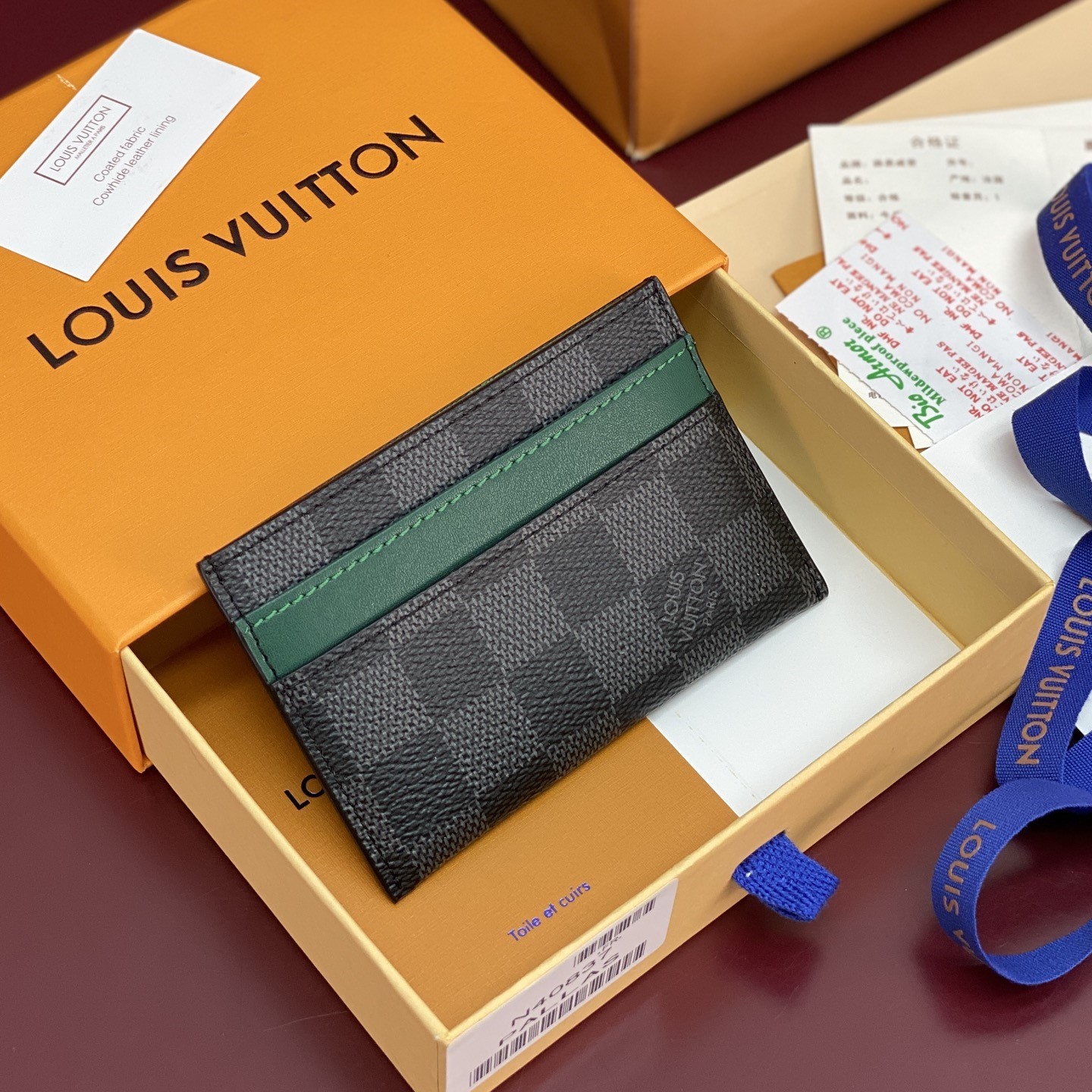 루이비통 다미에 더블 카드홀더 지갑 N40837