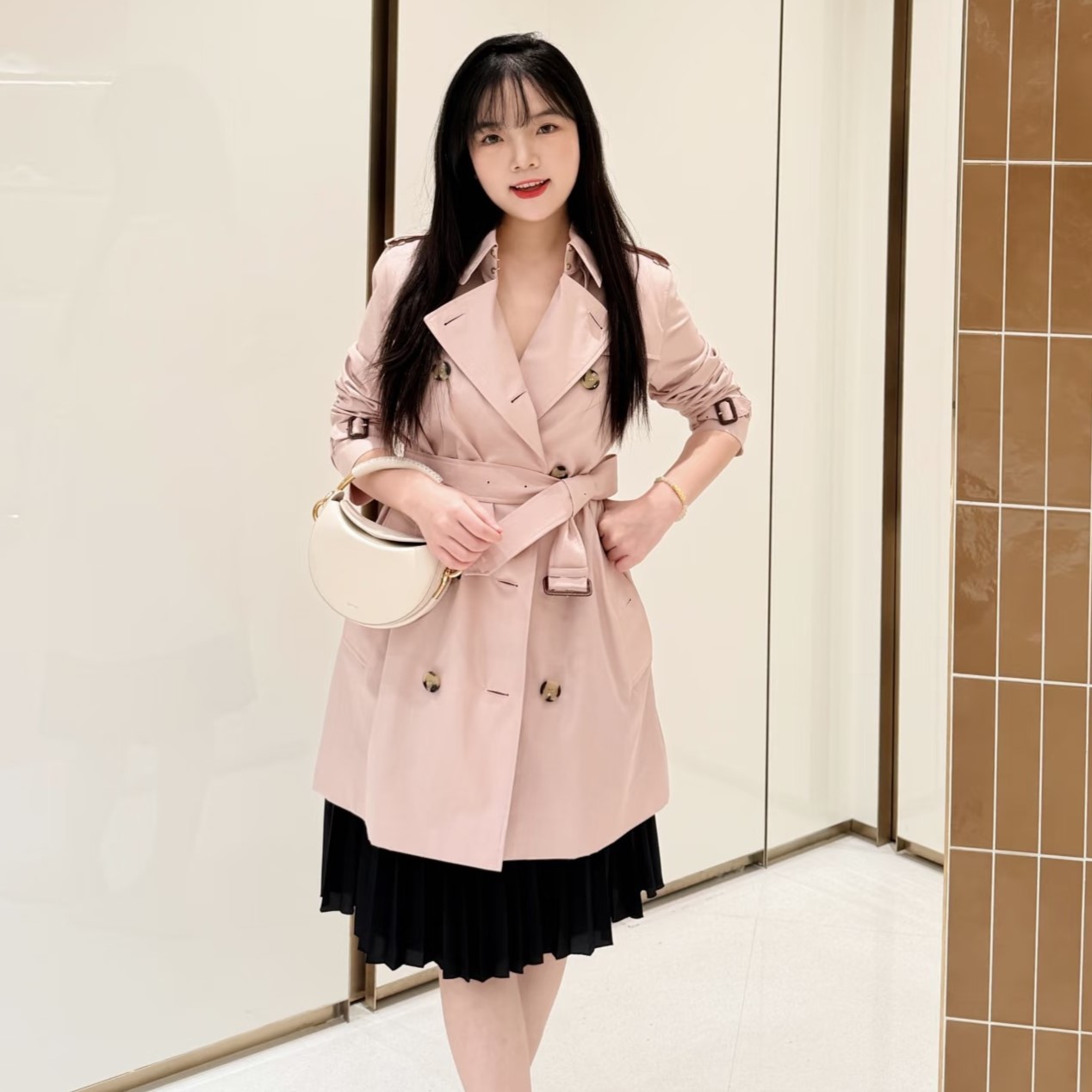 버버리 여성 트렌치 코트