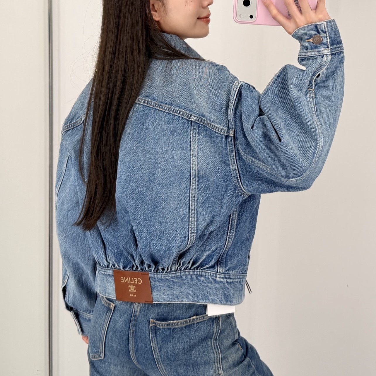 셀린느 여성 데님 자켓