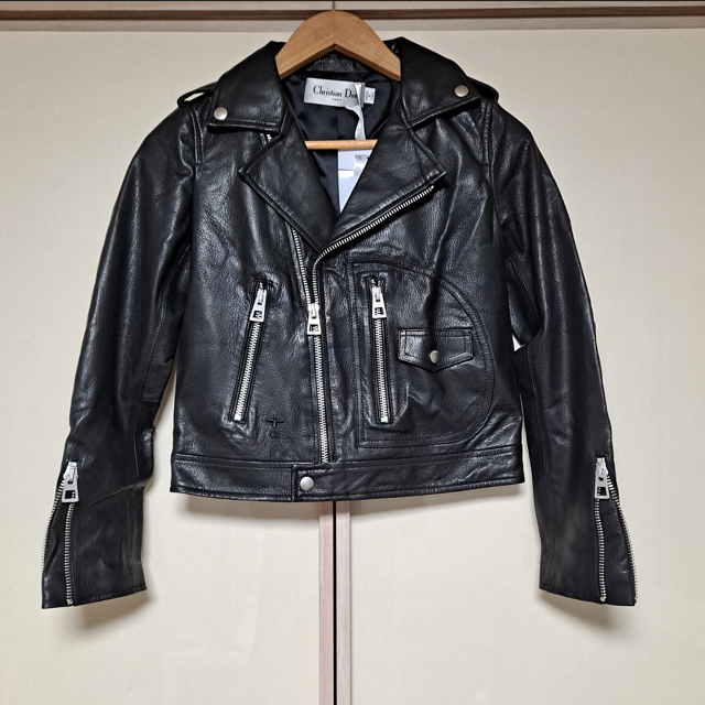 [국내배송] 디올 여성 가죽 라이더 바이커 자켓