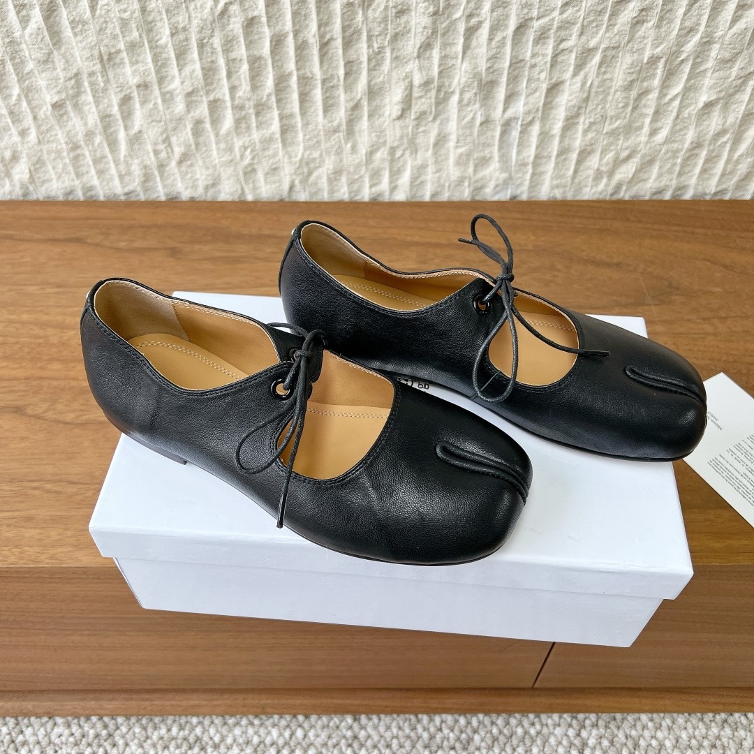 메종 마르지엘라 타비 메리제인 플랫슈즈