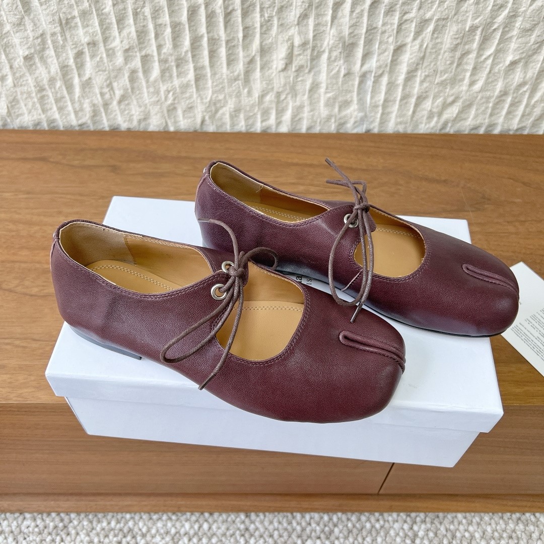 메종 마르지엘라 타비 메리제인 플랫슈즈