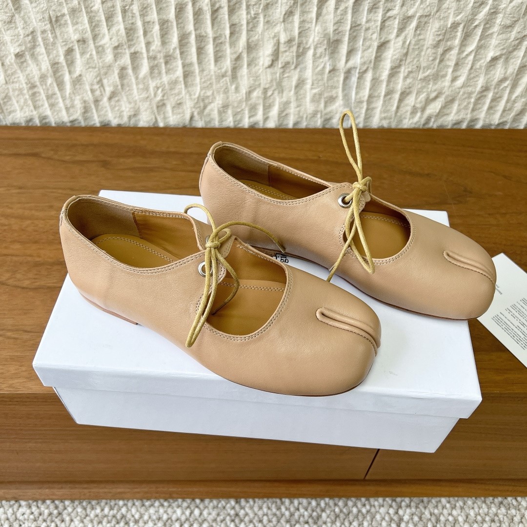 메종 마르지엘라 타비 메리제인 플랫슈즈