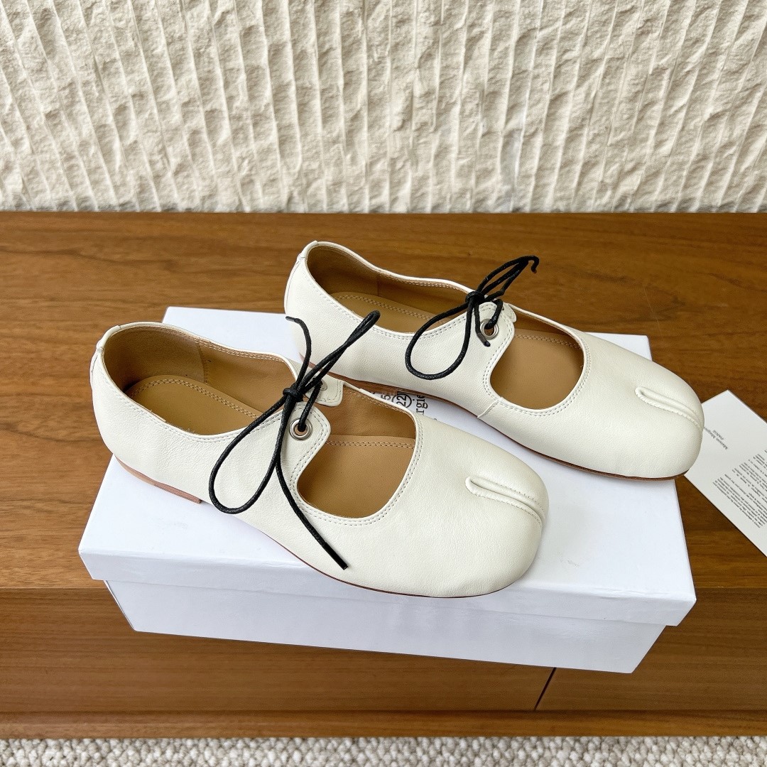 메종 마르지엘라 타비 메리제인 플랫슈즈