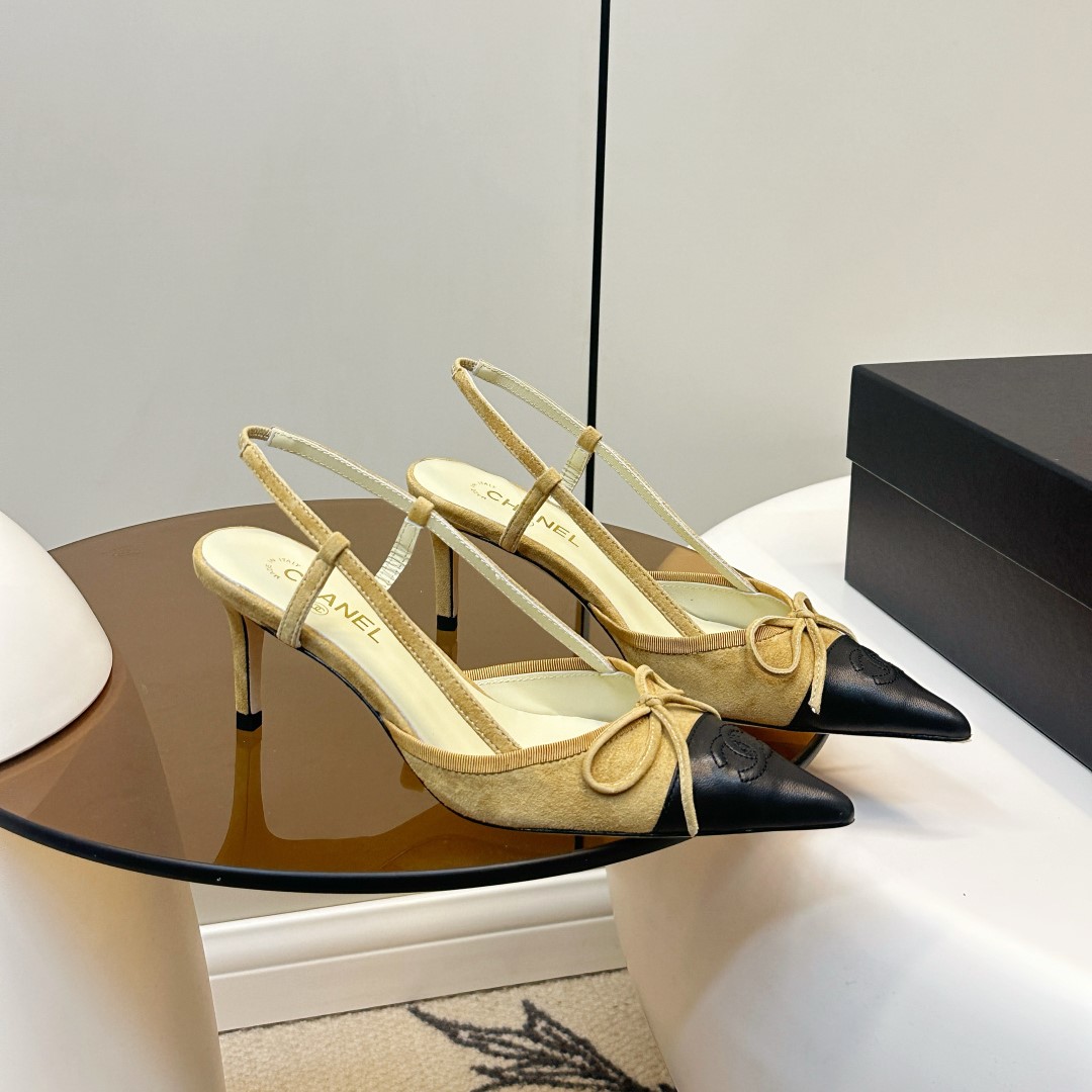 샤넬 슬링백 하이힐
