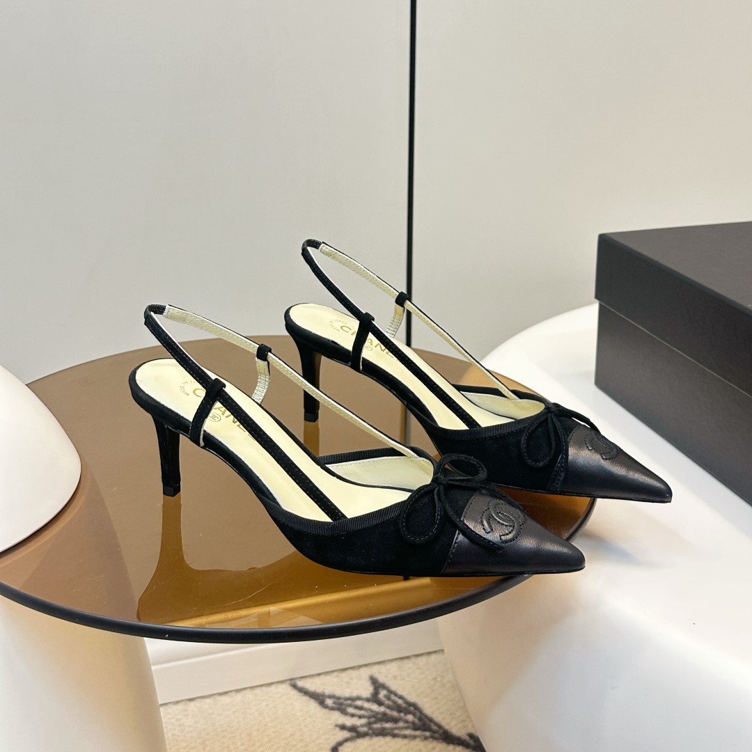 샤넬 슬링백 하이힐