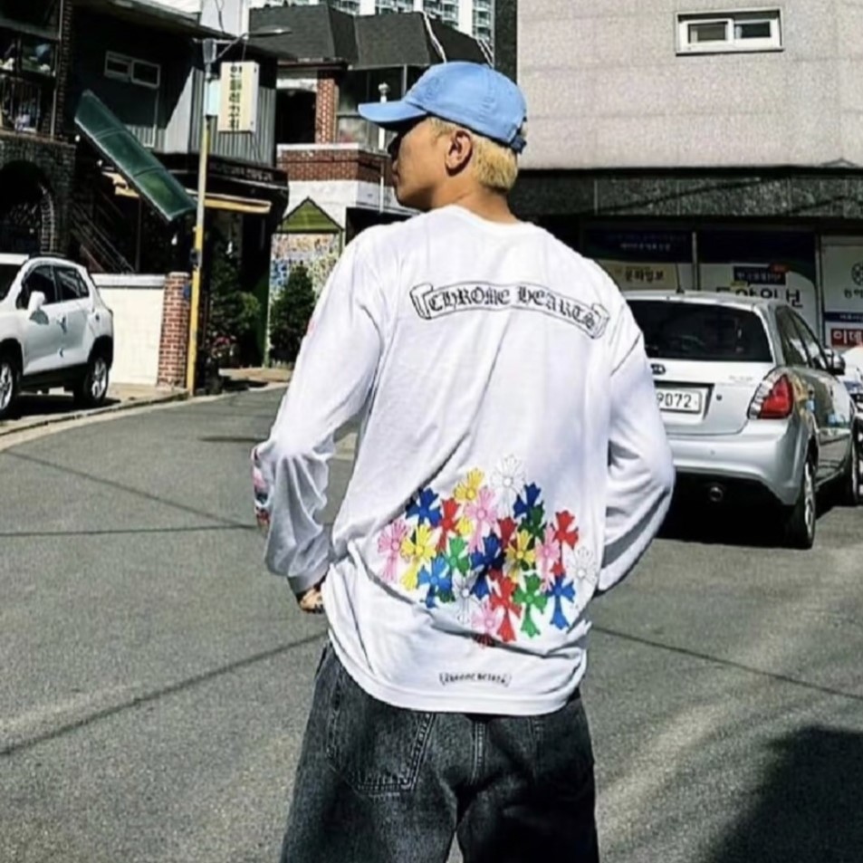 크롬하츠 긴팔 티셔츠 남녀공용