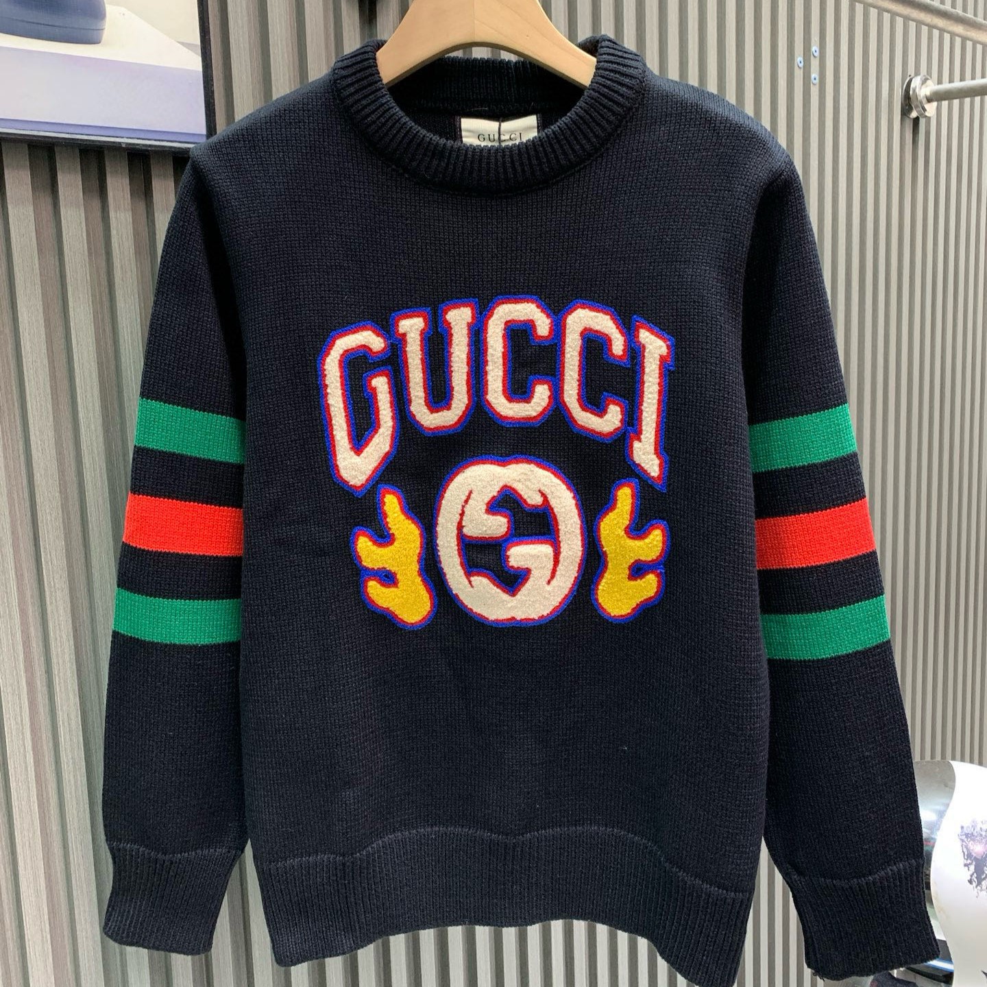 구찌 긴팔 니트 티셔츠