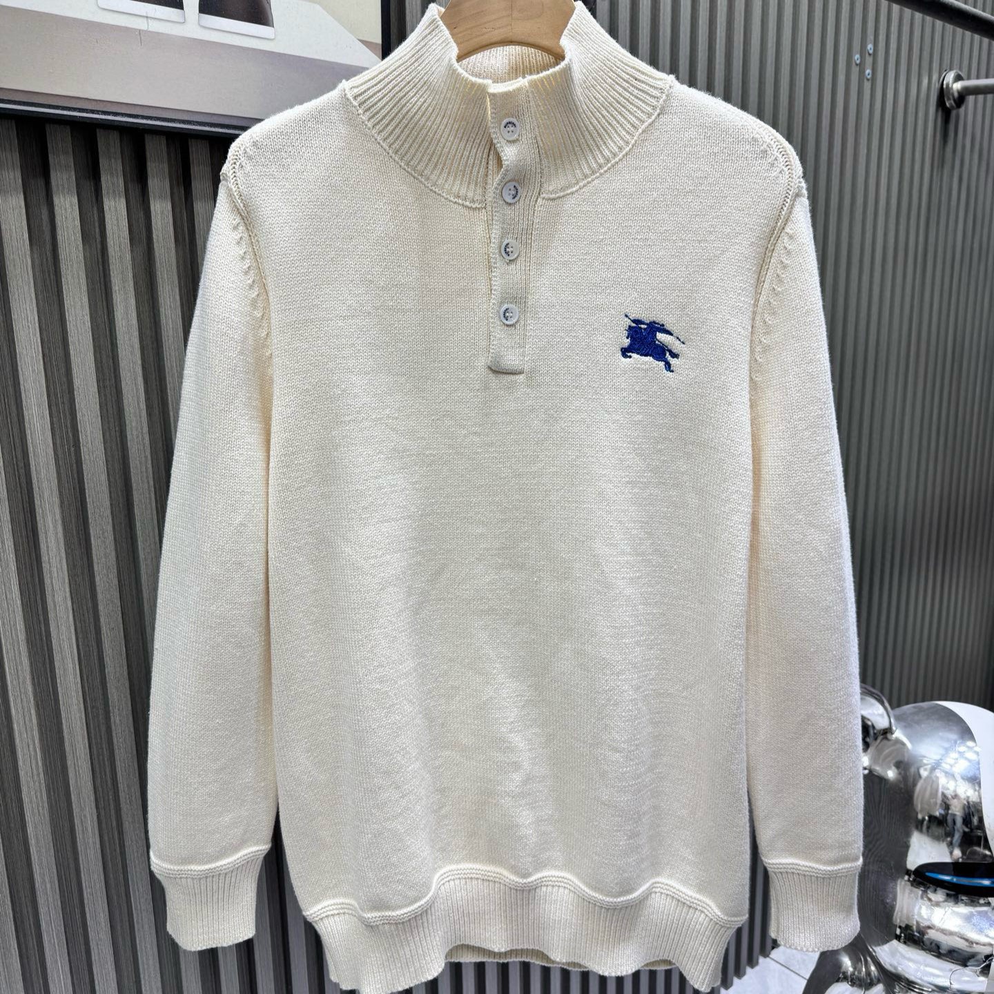 버버리 니트 긴팔 티셔츠