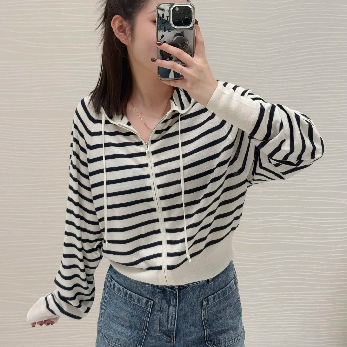 디올 여성 후드집업