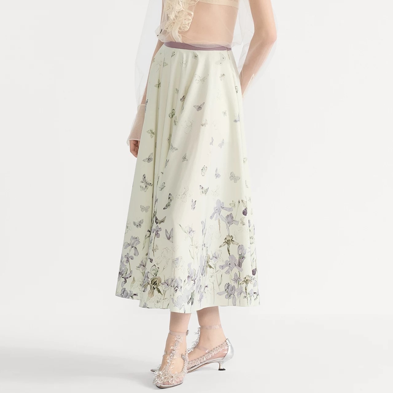 디올 롱 스커트