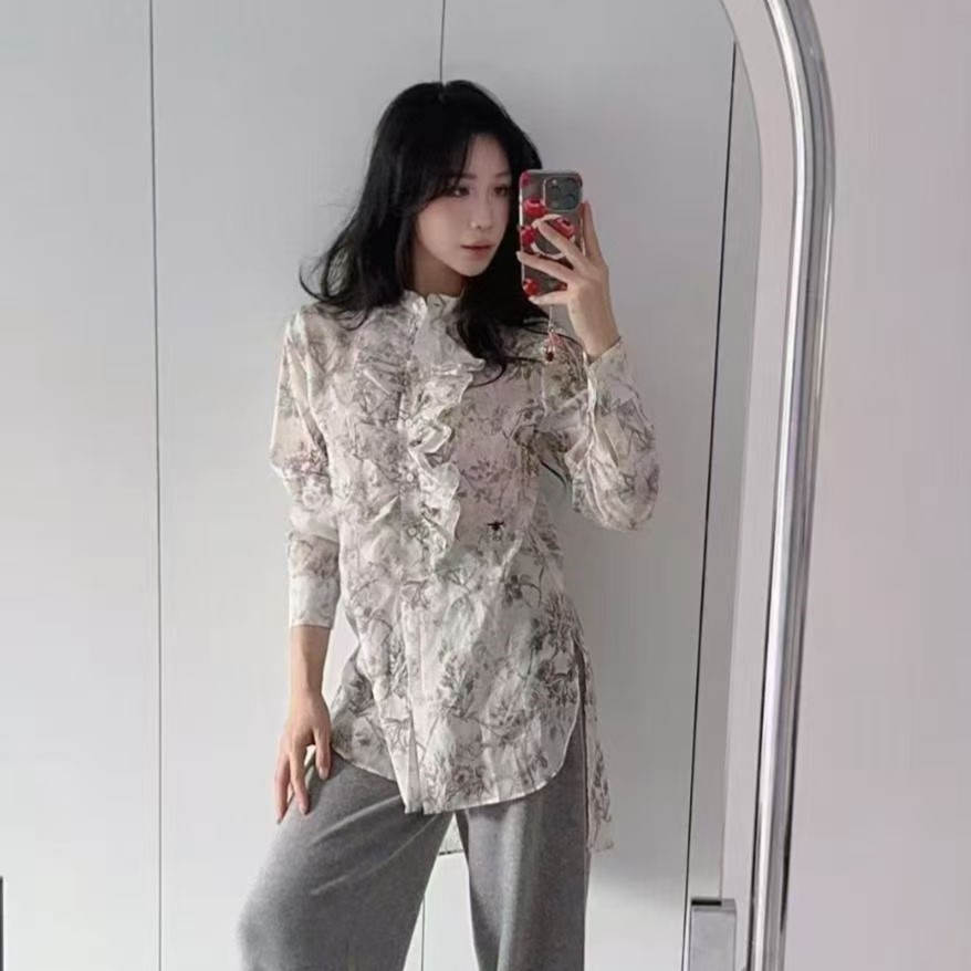 디올 여성 셔츠