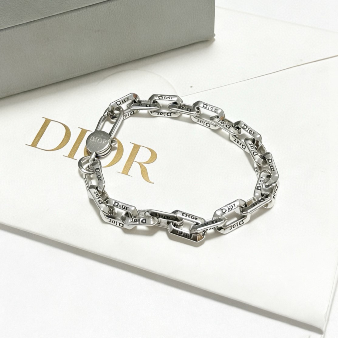 디올 남성 체인 팔찌