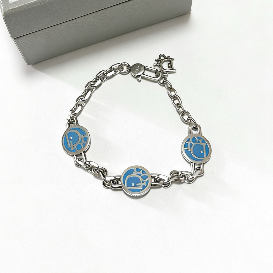 디올 남성 체인 팔찌