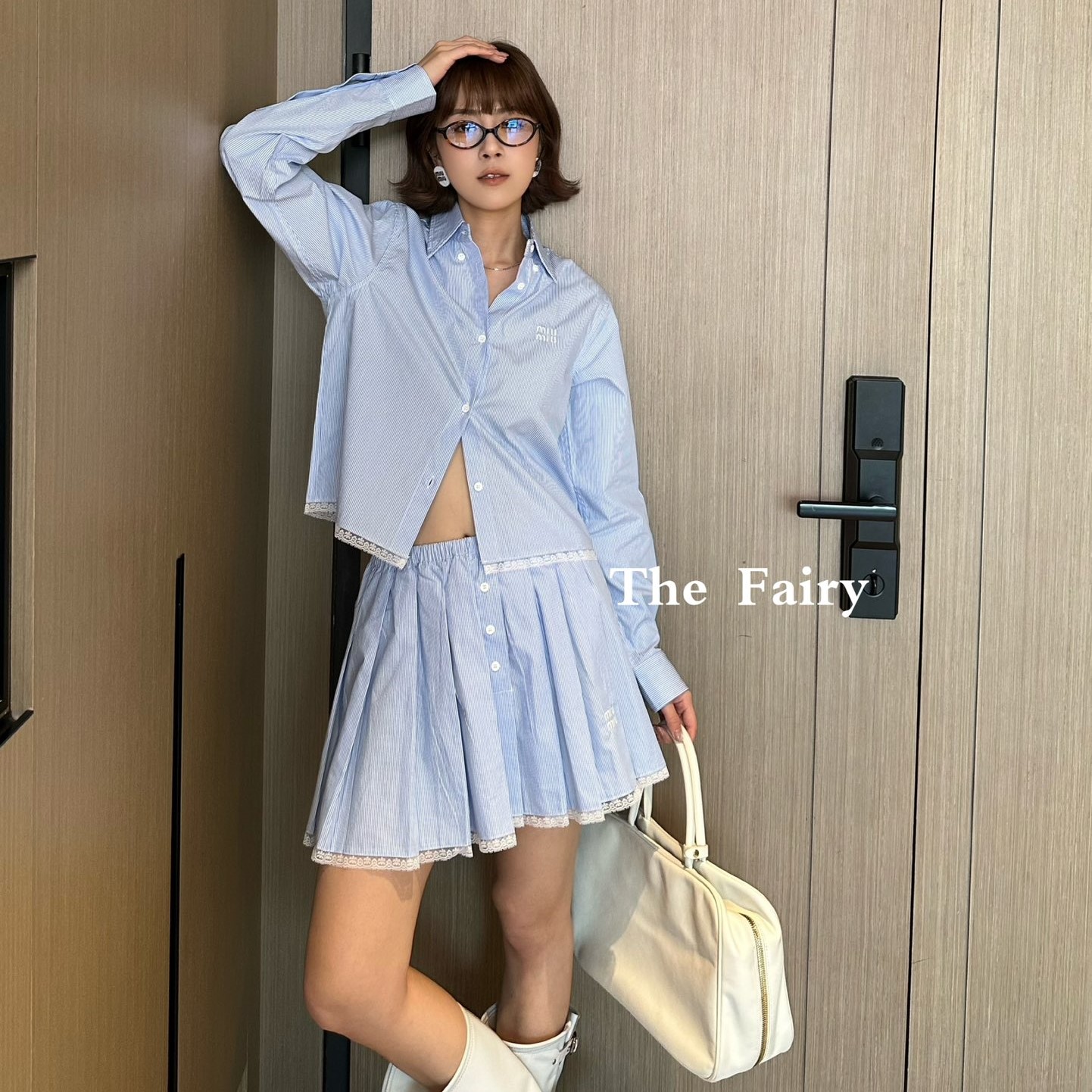 미우미우 셔츠 스커트 투피스