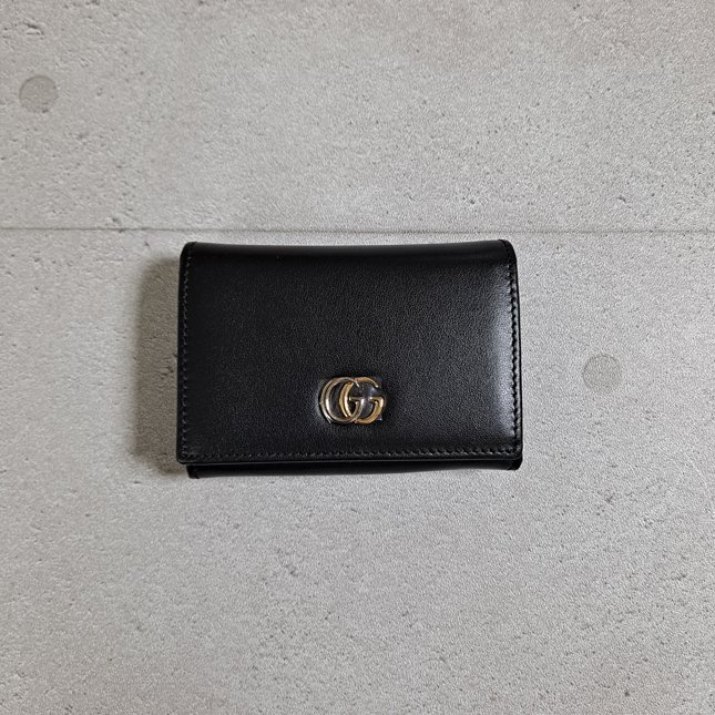 구찌 GG 마몽 레더 가죽 카드지갑
