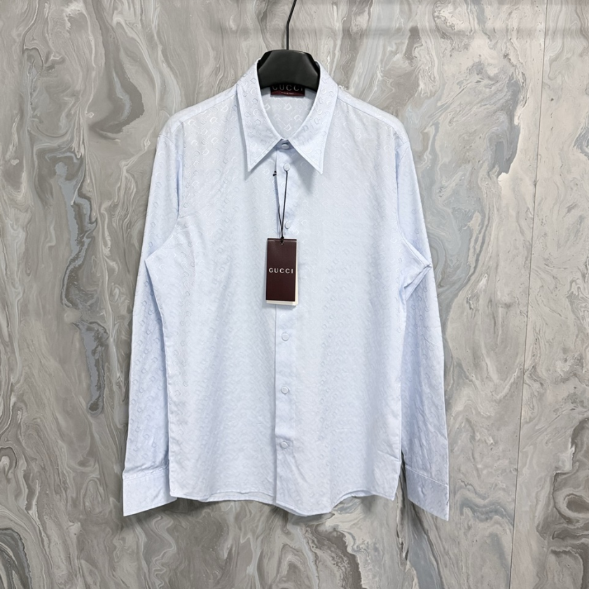 [국내배송] 구찌 남성 셔츠 110 사이즈 스카이블루