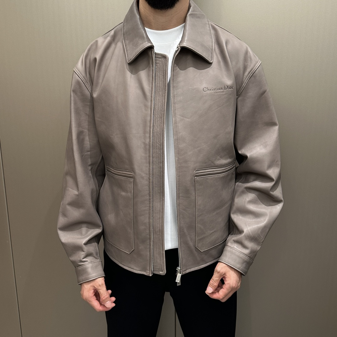 디올 남성 가죽 자켓 (최고급)
