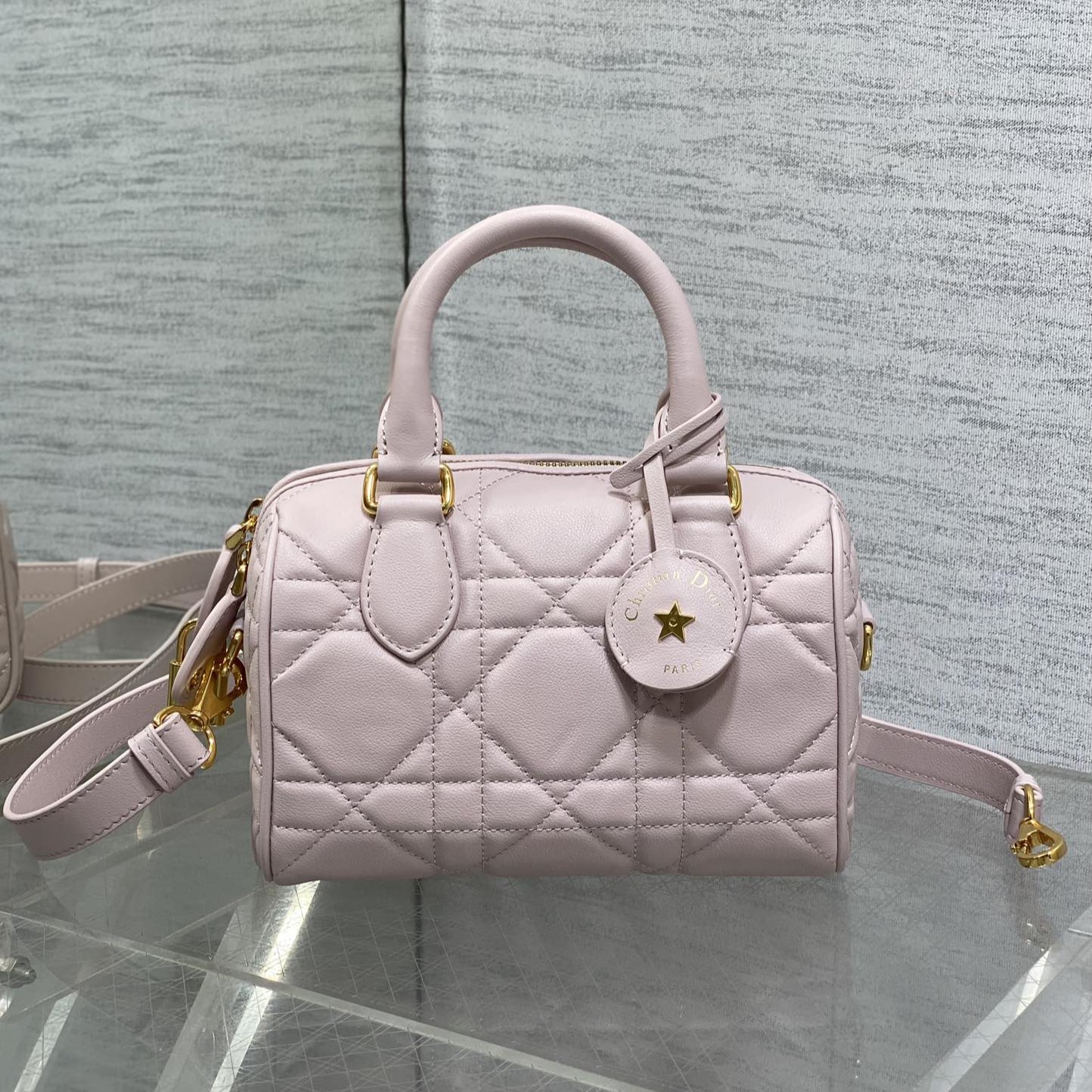 디올 그루브 송아지 가죽 숄더백 2가지 사이즈