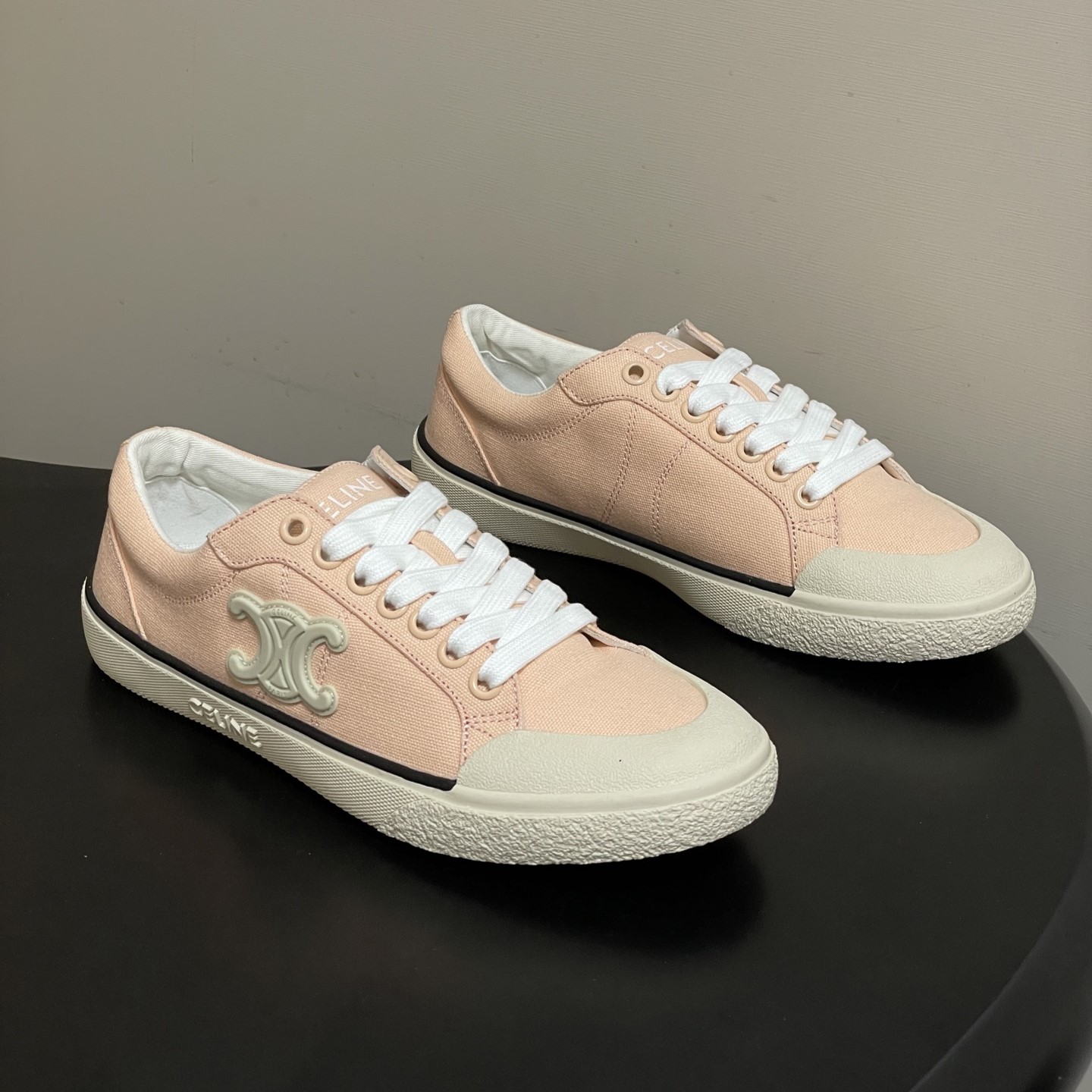 셀린느 트리오페 앨런 캔버스 여성 스니커즈