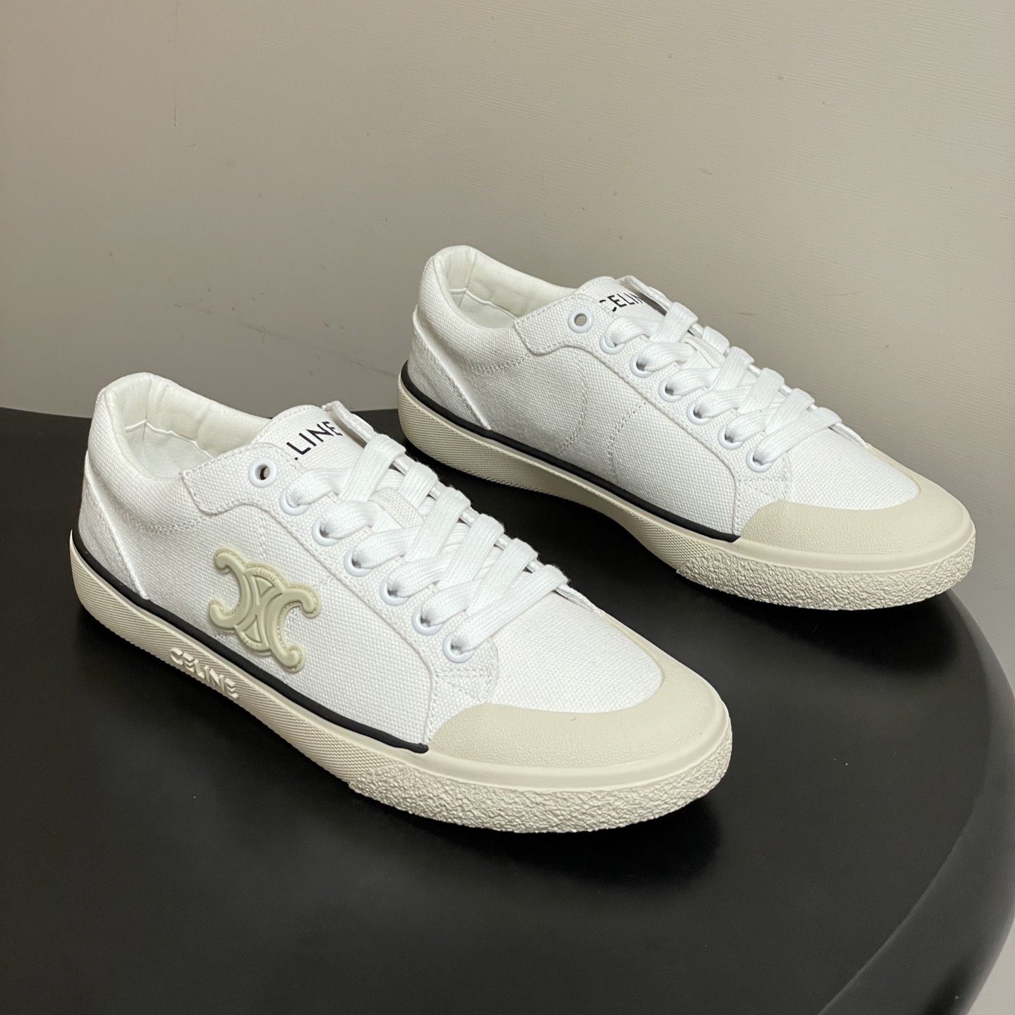 셀린느 트리오페 앨런 캔버스 여성 스니커즈