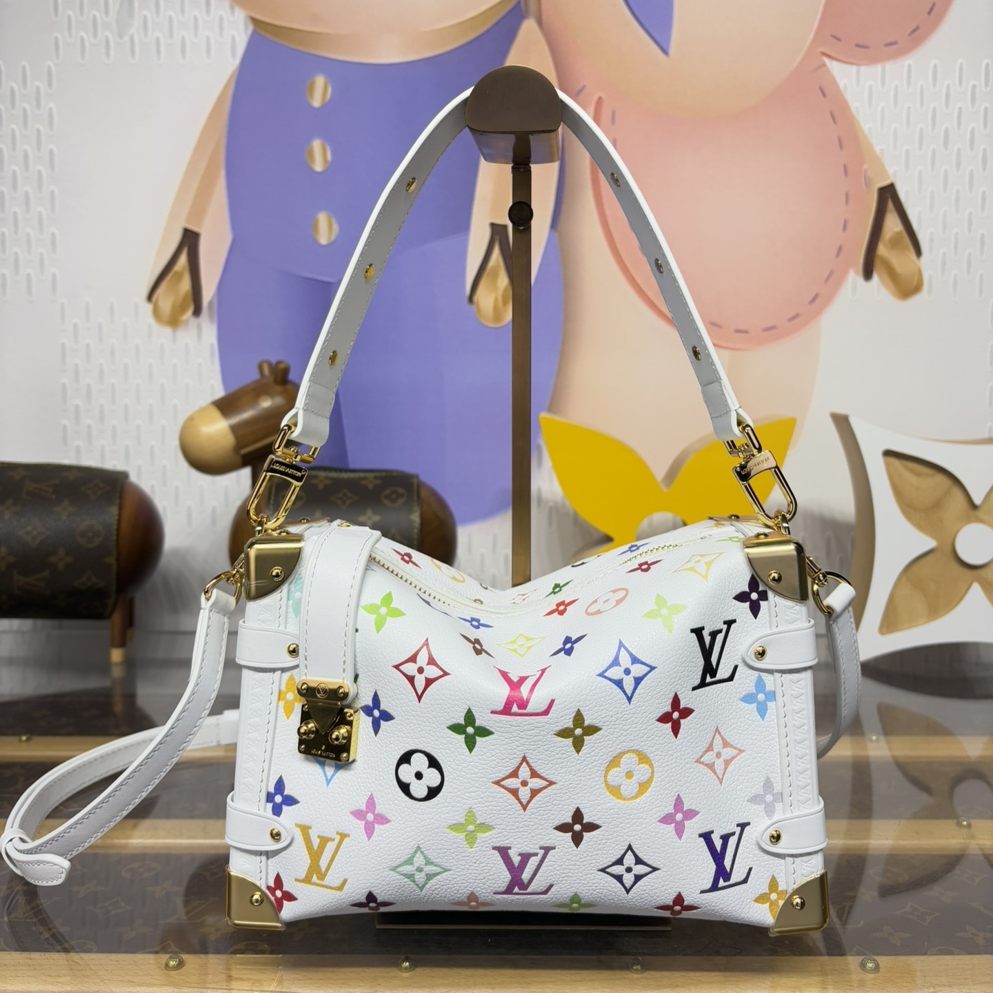 루이비통 무라카미 콜라보 사이드 트렁크 M14046