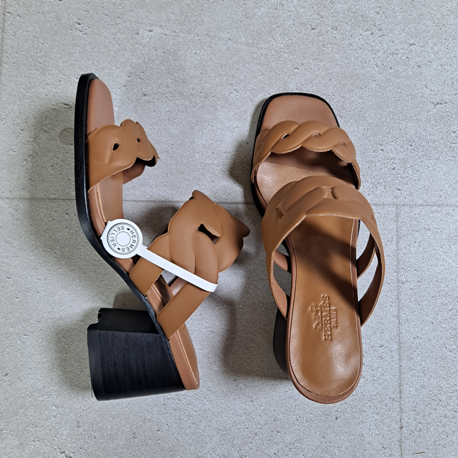 에르메스의 가비 60 여성 샌들