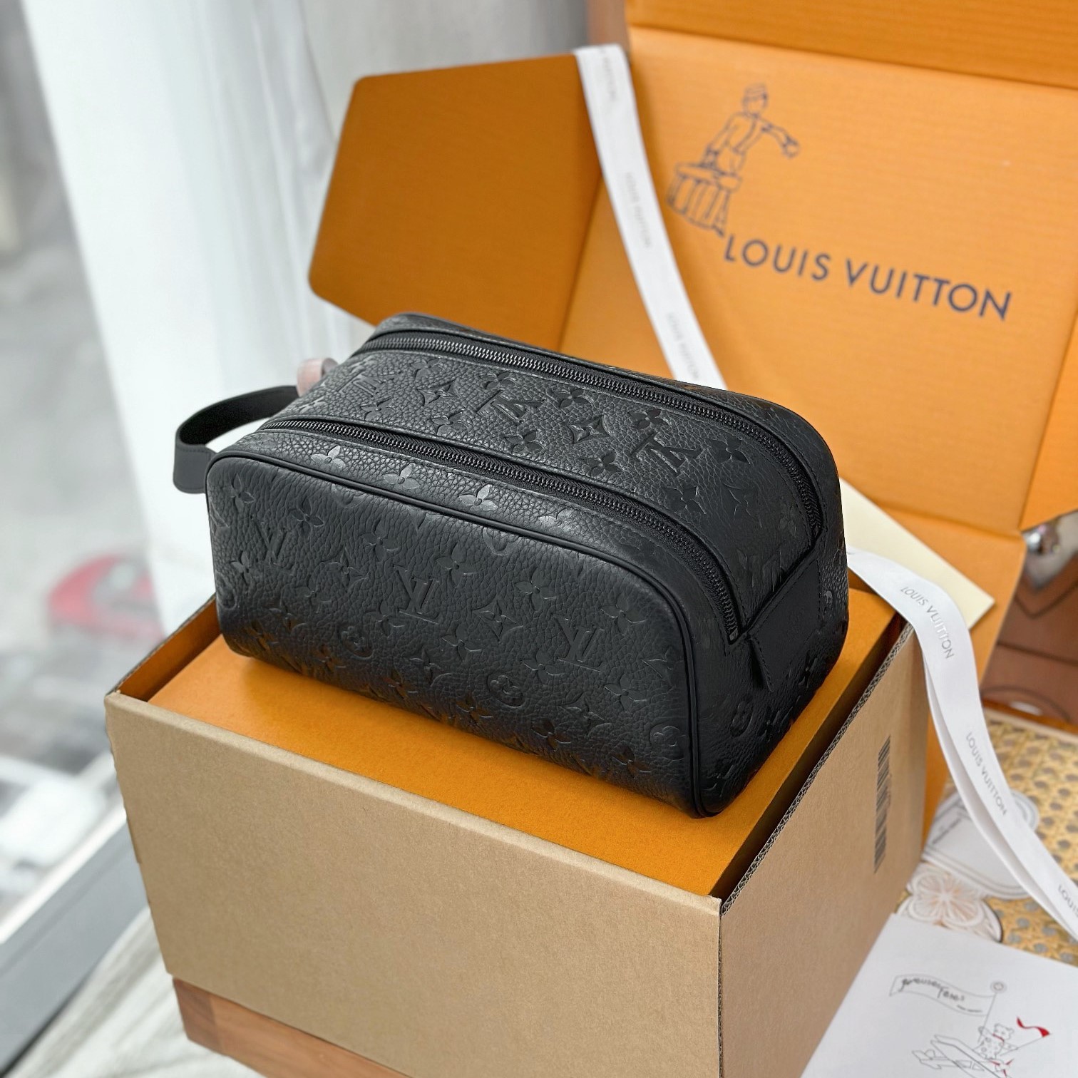 루이비통 모노그램 톱 키트 파우치 클러치 M59478