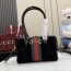 구찌 보르세토 미듐 스웨이드 토트백 866732