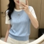 샤넬 니트 반팔티 3가지 색상