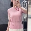 톰브라운 여성 니트 반팔티