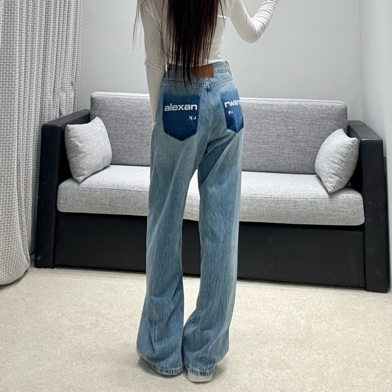 알렉산더왕 여성 청바지