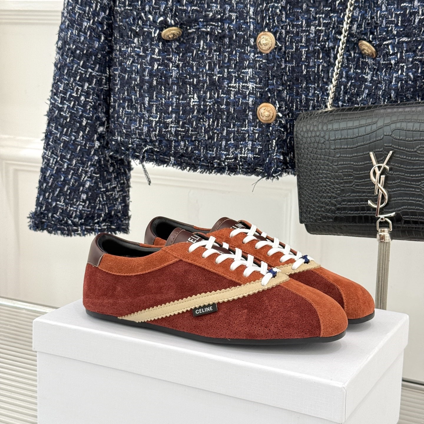 셀린느 더 플랫 여성 스니커즈
