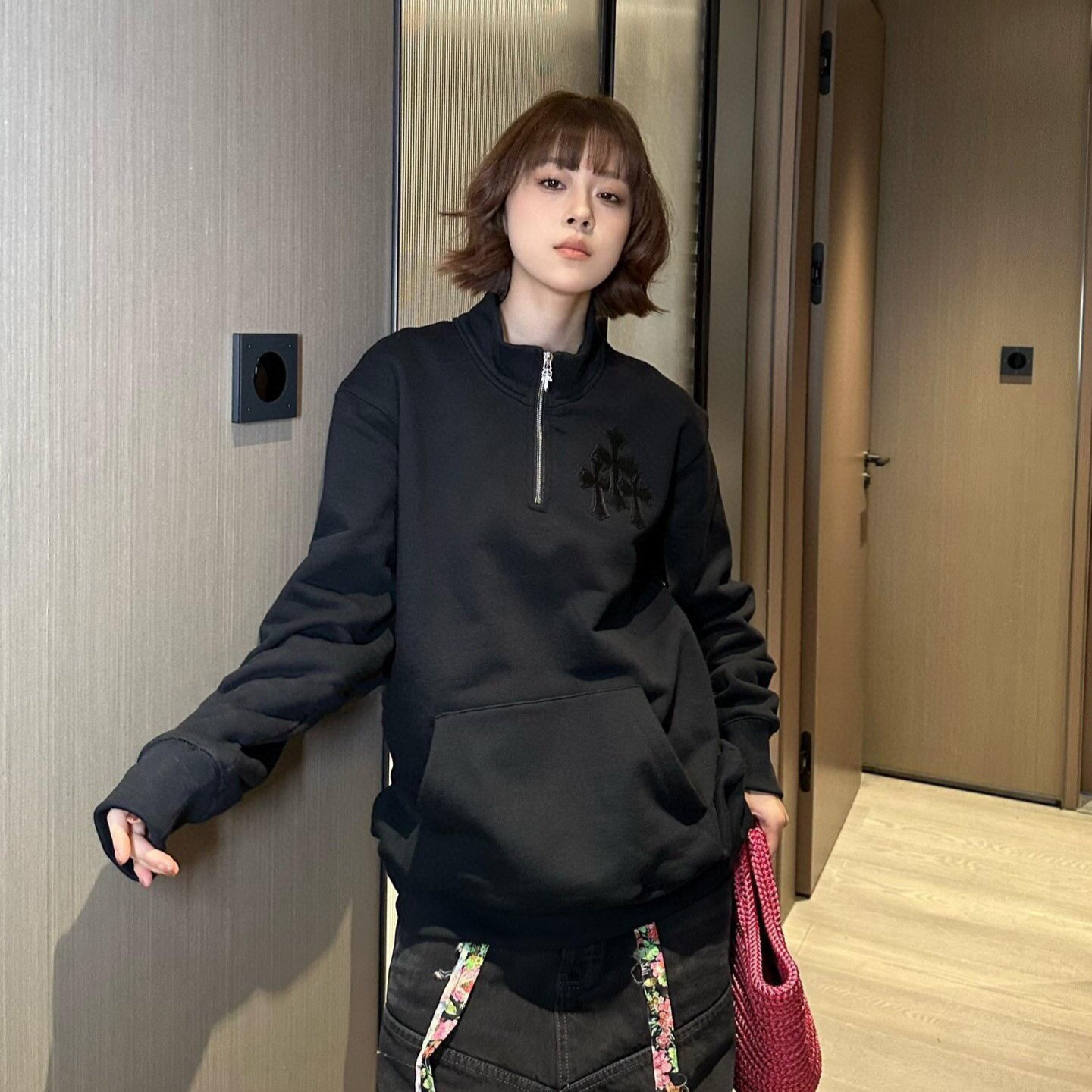 크롬하츠 후드 티셔츠 남녀공용