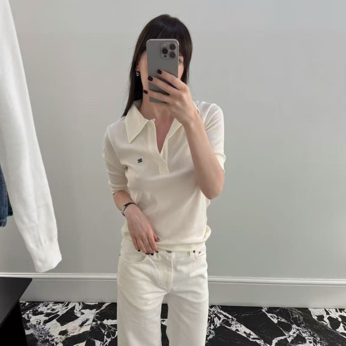 셀린느 여성 폴로 반팔티