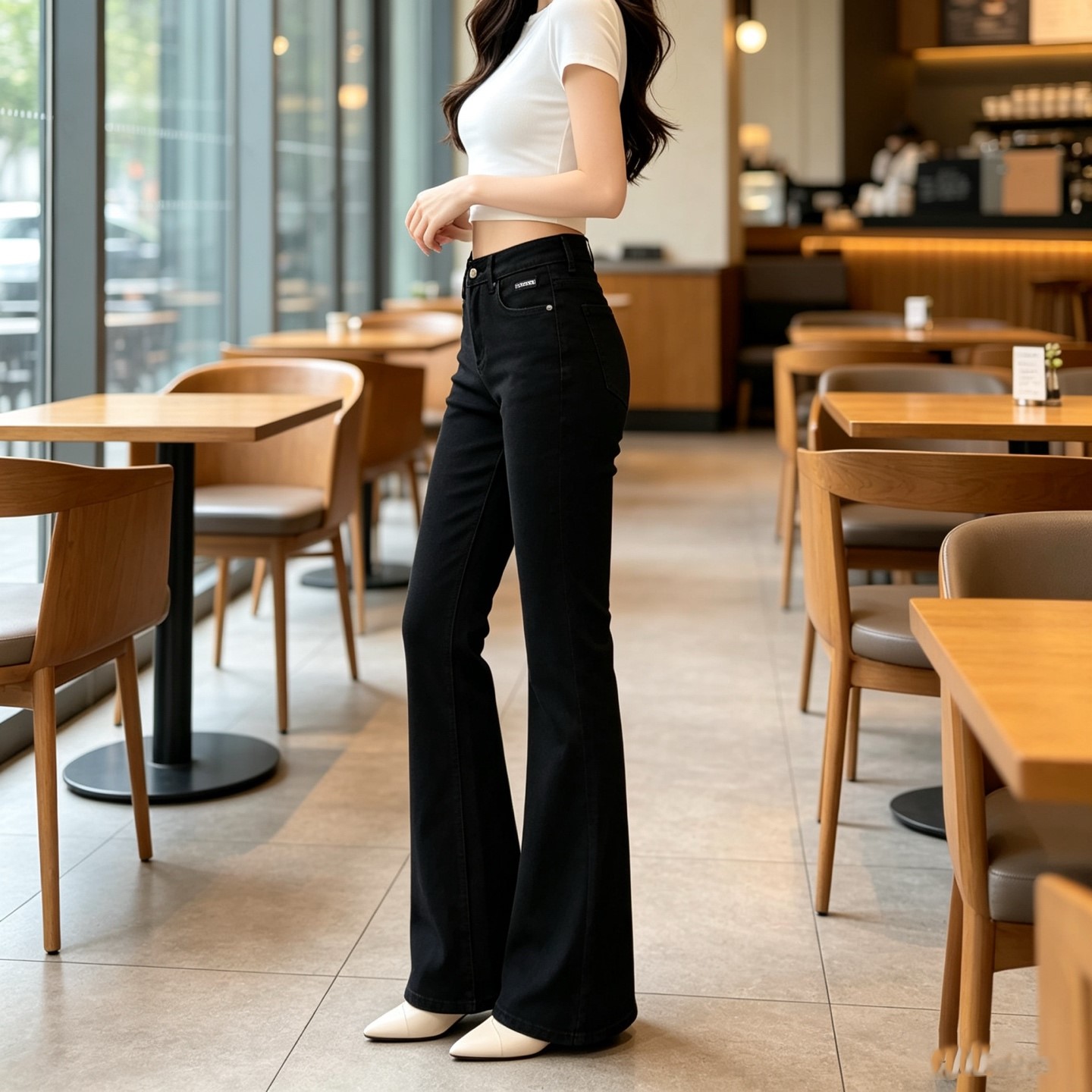 미우미우 여성 청바지